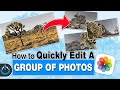 How to Quickly Edit A Group of Photos 📷 Apple Photos
