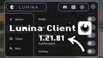 Lumina Client 1.21.81 For Minecraft Pe | Best MCPE Hack 1.21.81 Newest version 2025