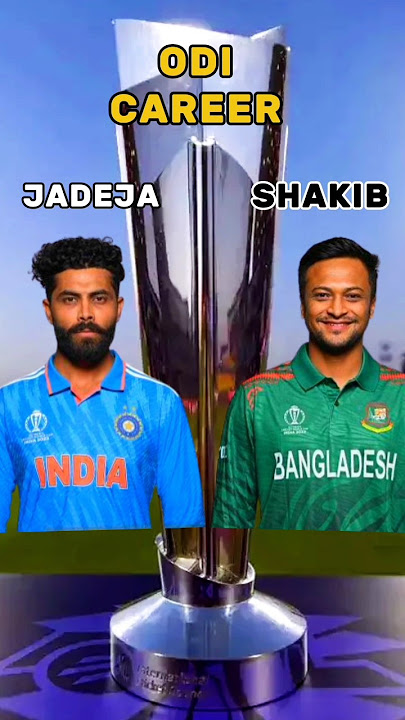 RAVINDRA JADEJA VS SHAKIB Al HASAN COMPARISON #comparison #shorts #viral #reels #cricket