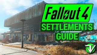 FALLOUT 4: Workshop SETTLEMENTS Guide! (The Basics of Resource Management in Fallout 4!)