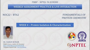 Week 4 Assignment Practice - "Protein Isolation & Characteristics"