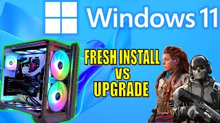 Windows 11 Gaming Performance Fresh Install or Upgrade - 16 Games Benchmark screenshot 5
