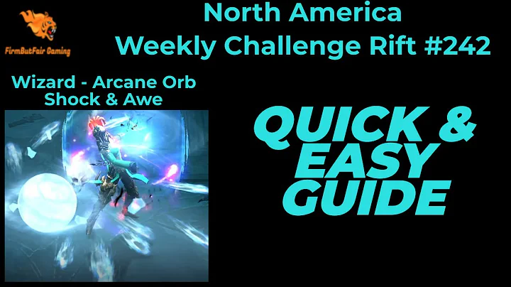 Diablo 3: NA Challenge Rift #242 - Quick & Easy Guide - Maps & Everything you need for a quick time!