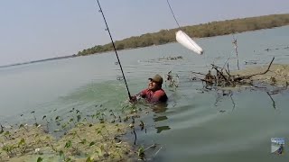 Fishing Line Breaks Unbelievable Fishing Videofisherman Catching The Rohu Fishes To Big Singal Hook