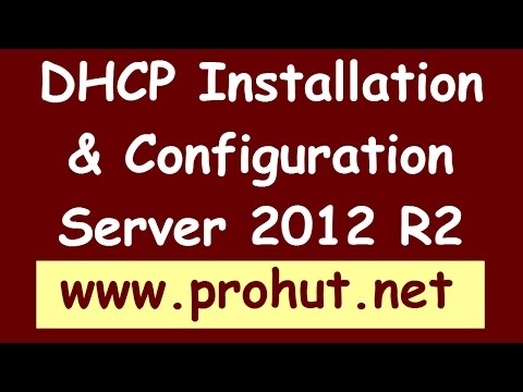 DHCP Configuration- install DHCP Server on Windows Server 2012 R2- Part 1 of 3 step by step video