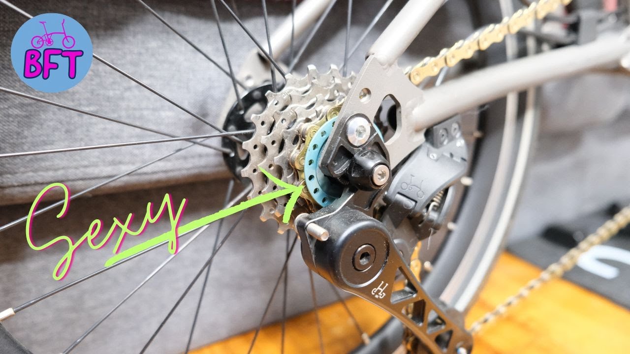 [Problem-Solving] Custom Mods for My T-Line, H&H Anti Chain Drop Cassette Lock Ring for Brompton