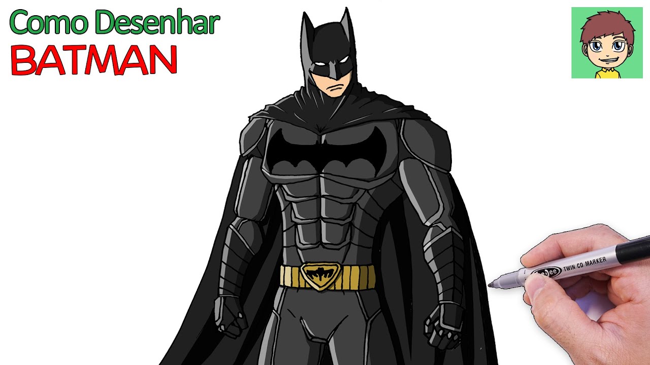 Como Desenhar O Batman Passo A Passo Facil 2 Desenho Para Desenhar Do Batman Youtube