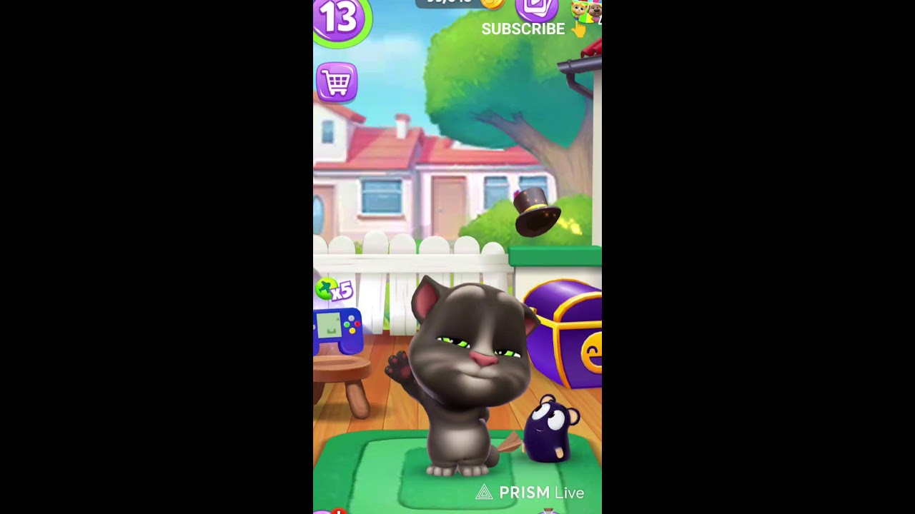 Live streaming of talking Tom snak