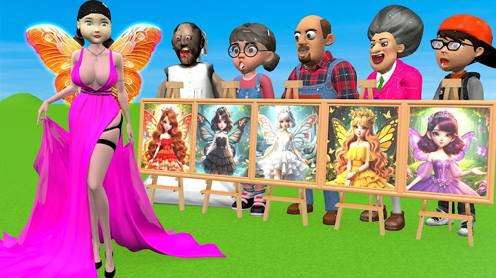 Scary Teacher 3D vs Squid Game Help Doll cute Choose Fashion Wedding Dress 5 Time Challenge!