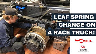 Leaf Spring Change on a Race Truck!