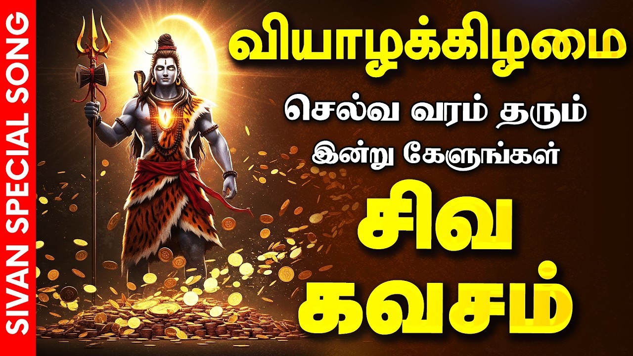 🔴 LIVE SONG| வியாழக்கிழமை அன்று வாழ்க்கையை வளமாக மாற்றும் சக்தி வாய்ந்த பாடல் செல்வ சிவன் கவசம்