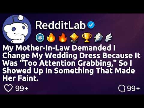 FULL STORY My mother in law demanded I change my wedding dress because it is ＂attention grabbing