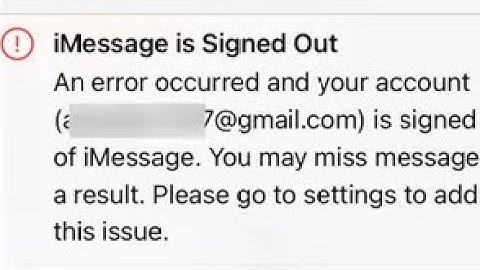 How To FIX iMessage Signed Out Error! (2024)