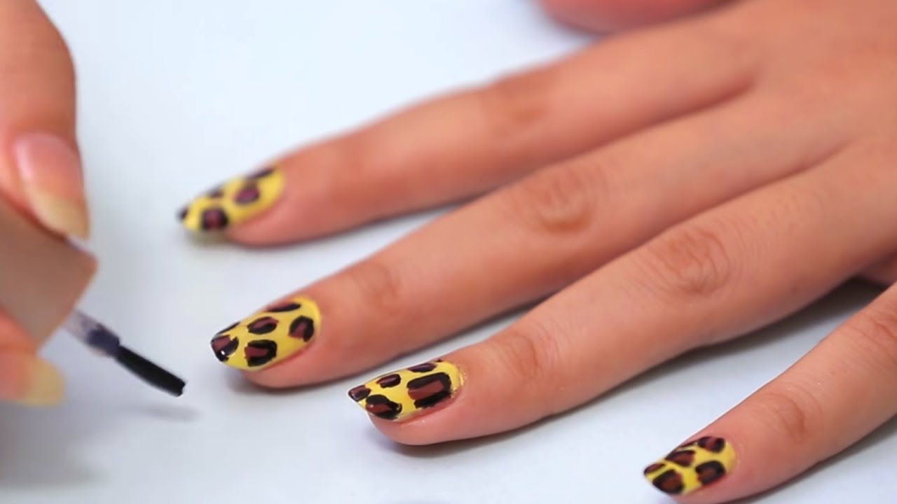 1. "Easy Acid Leopard Nail Art Tutorial" - wide 4