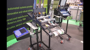 Friction Feeder SF-12 with Wolke m610A Print at Pack Expo - Pineberry Manufacturing