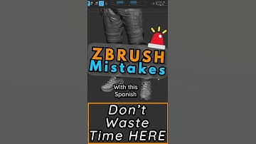 #ZBrush Mistakes - Don