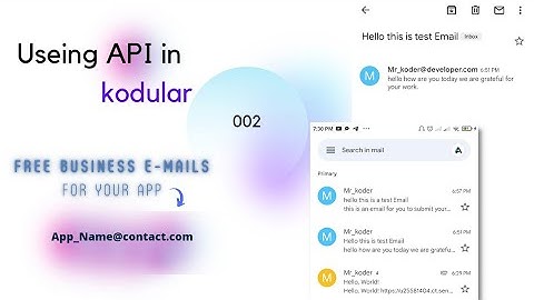 How to use API in Kodular | MIT App Inventor 002 (FREE Business E-mail)