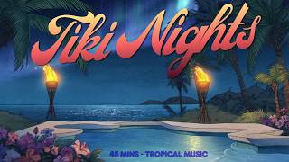 Tiki Torch Nights 🔥 Tropical Jazz & Bossa Nova Lofi | Ocean Pool Vibes screenshot 4