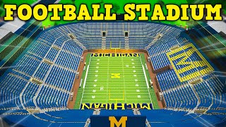 I Built A College Football Stadium In Bloxburg