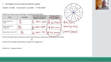Statistics Video - Introduction to Expected Values