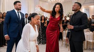 My Wife Poured Water on My Mother at a Company Gala Because I Was “Poor”—She Never Knew I Owned th