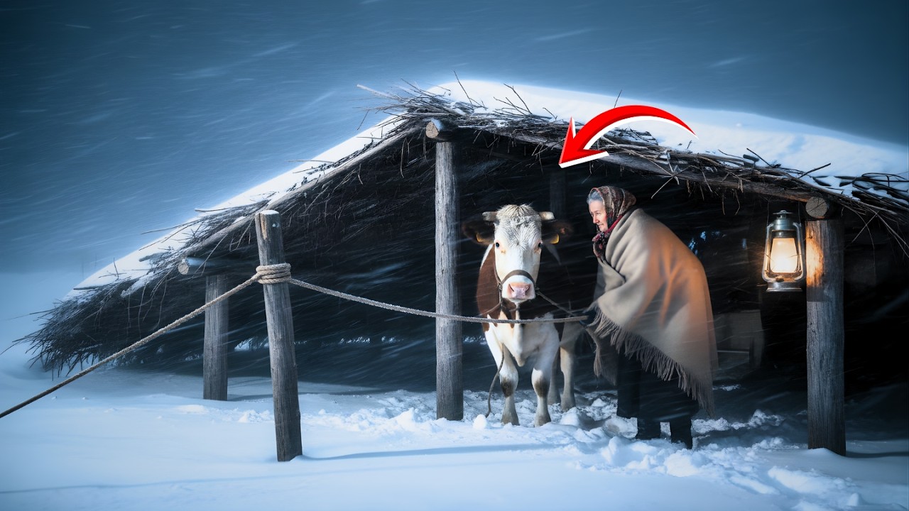 Debt Auction for Her Cow... She Hid a Stall in the Ravine... Until the Blizzard Hit