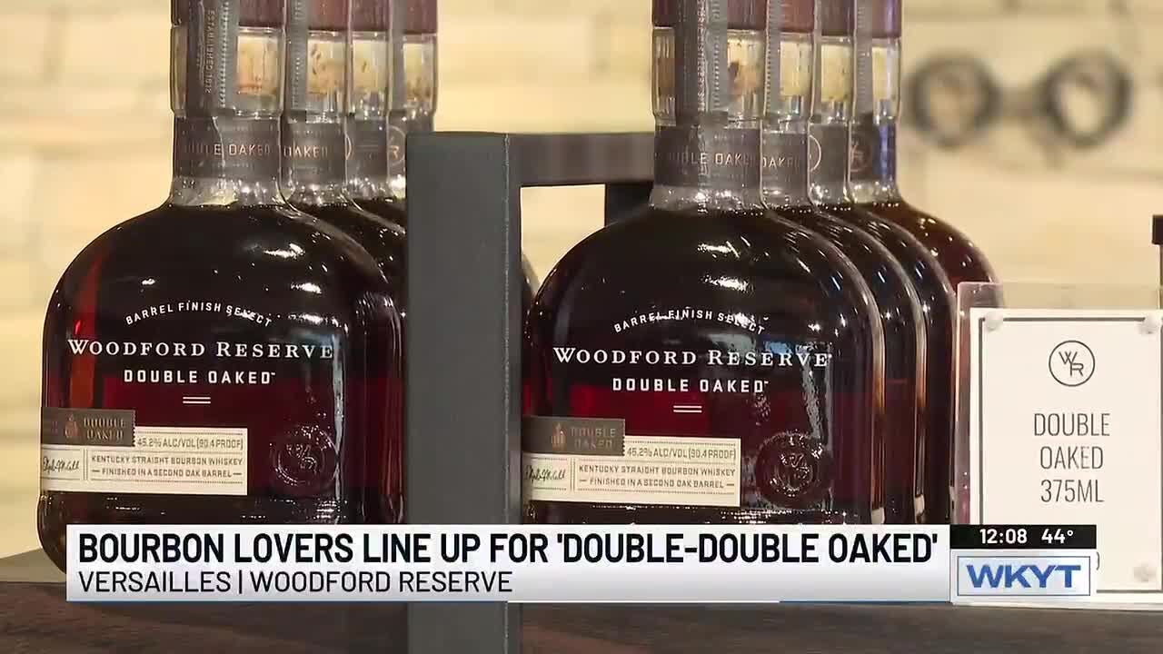 Bourbon enthusiasts line up for hours to purchase Double Double