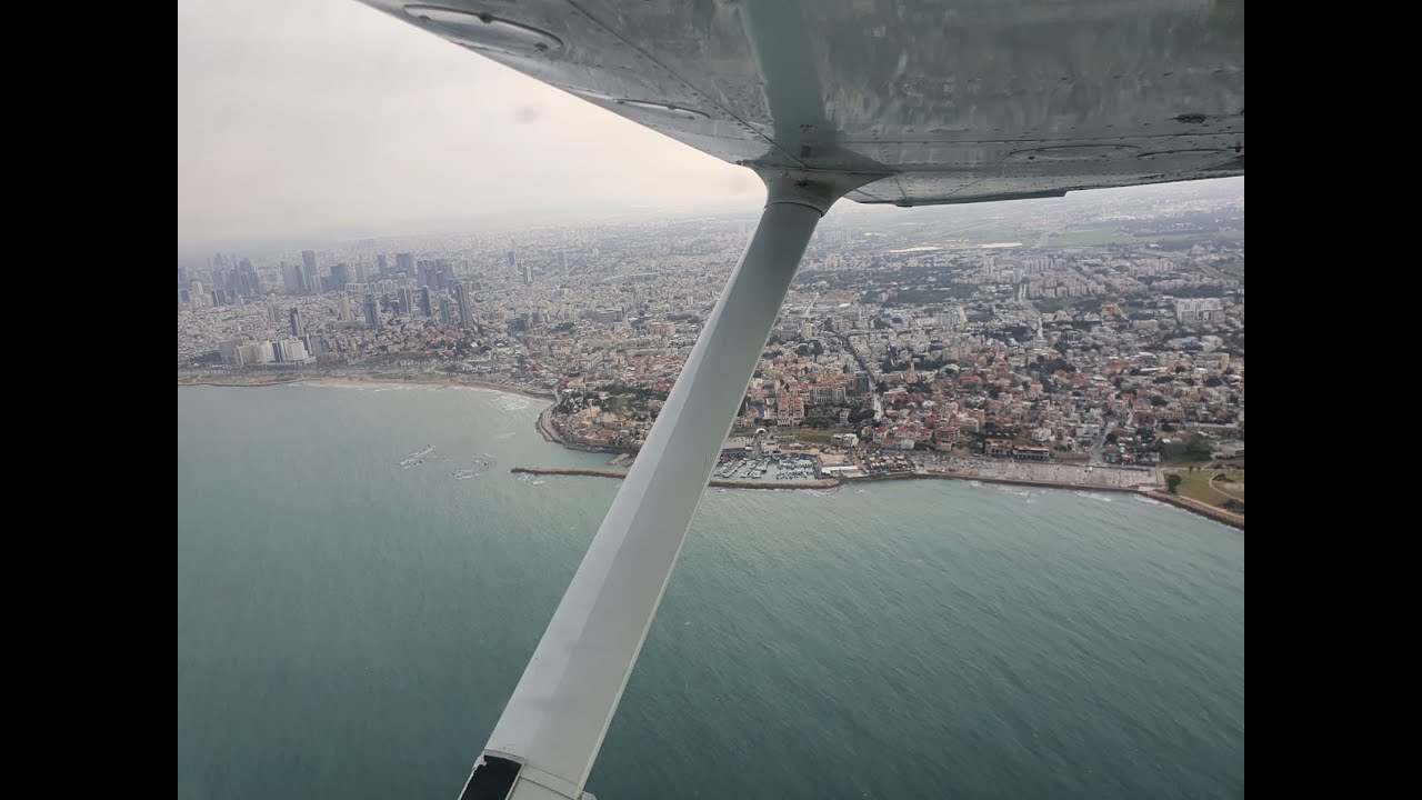 טיסת סיור של המשרד להגנת הסביבה מעל חופי ישראל
