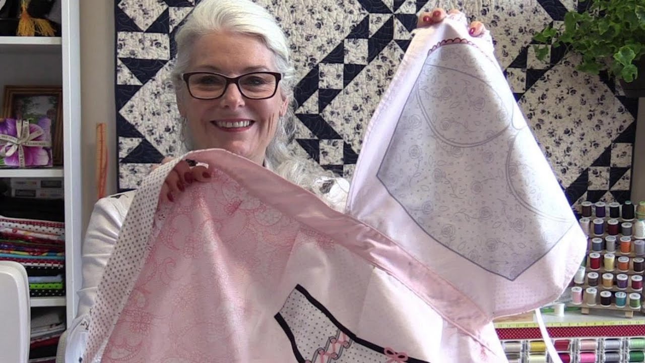 How To Sew a Gathered Half Apron  Simple Beginner Sewing Tutorial