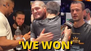 Team Khabib Reacts To Usman Nurmagomedov Beating Alfie Davis At Pfl Dubai
