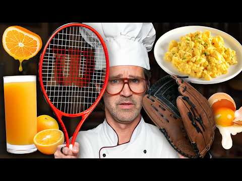 Cooking With Sports Equipment (Challenge)