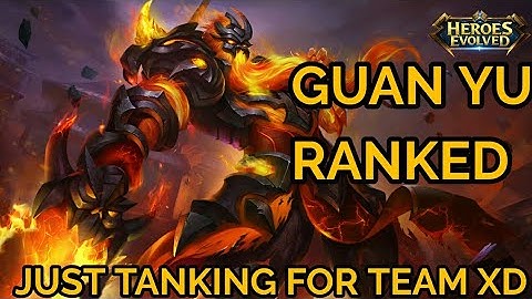 Heroes Evolved - Guan Yu build and gameplay (Ranked)