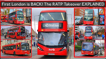 FIRST BUS IS BACK | RATP Dev London - First Bus London (TfL Bus Changes EXPLAINED)