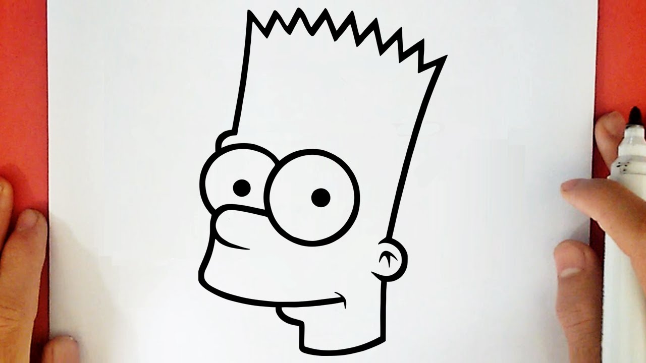 Como desenhar o Bart Simpson #desenhar #comodesenhar #bartsimpson