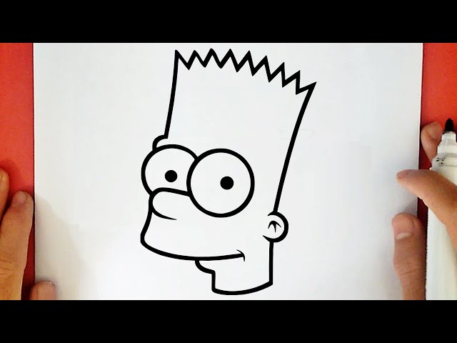 como desenhar desenhar como desenhar Bart Simpson #drawings #arte #des