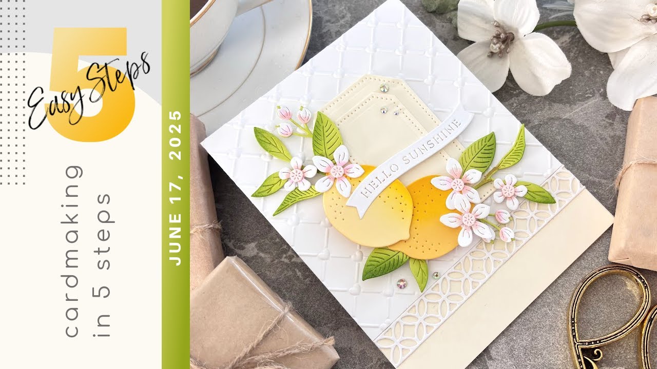 CARDMAKING IN 5 EASY STEPS | Spellbinders La Dolce Vita Collection ...