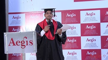 Bindeshwari Prasad, Asst. Manager, Deloitte India sharing experience @Aegis School of Data Science