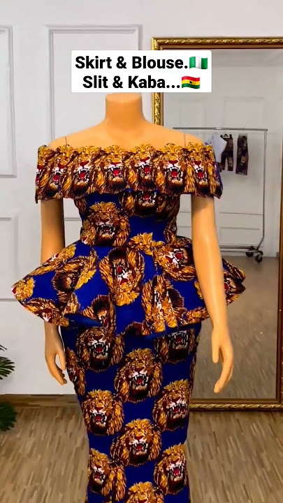 Cute Slit & Kaba/Skirt & Maxi Dress Styles - Cc; @kodiateliers (from IG) We ship worldwide 2tru DHL😊