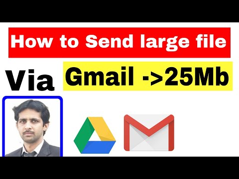 How to send large file via Email | send big files via Email | send large file using Gmail 2022