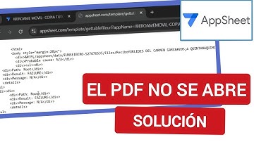 PDF Error in Appsheet | How to Fix It Permanently