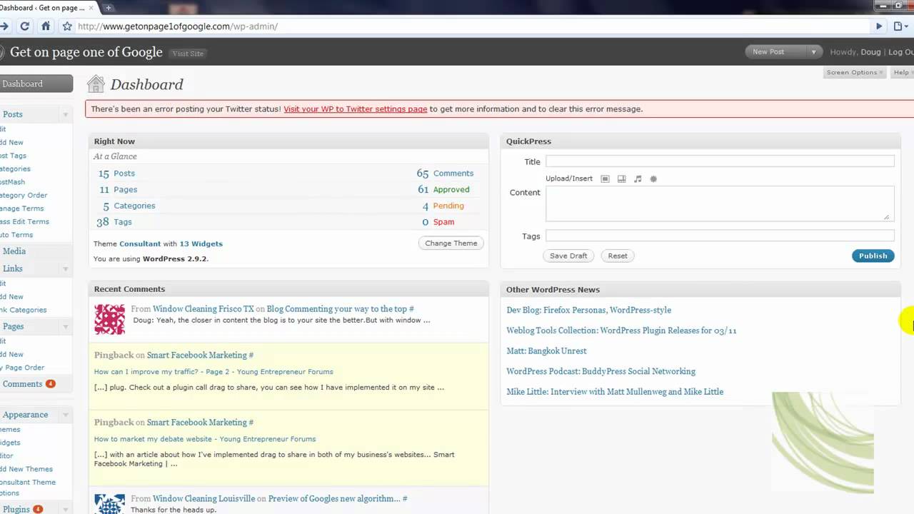 WARNING - Wordpress Privacy Settings.mp4 - YouTube