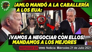 ¡ESTO ACABA DE PASAR! AMLO MANDA A LA CABALLERIA A LOS EUA ¡INICIAN LAS NEGOCIACIONES! NOTICIA HOY