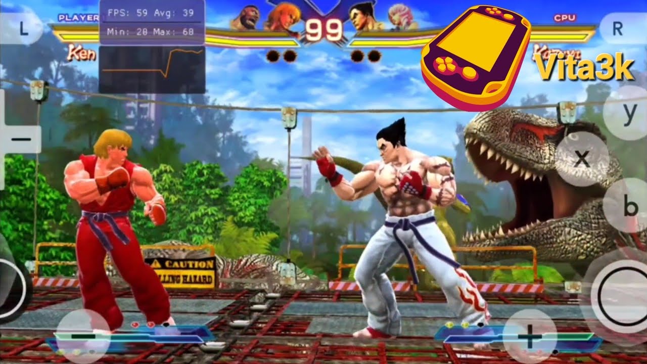 Street Fighter X Tekken (PsVita), 45 a 60 fps