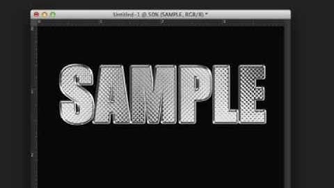 Easy Diamond & Bling Text Effect for Photoshop