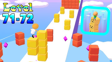 Cube Surfer Gameplay (Level 71-72) Best Hyper Casual Games and offline Mobile Games