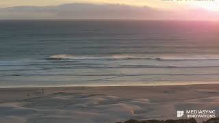 Cape Town Winds Turns Strand Beach into a Desert Dune look-alike at Sunset