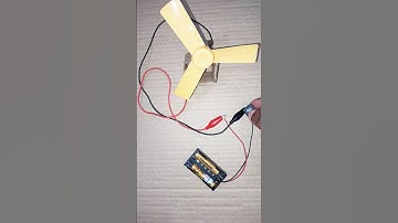 Cooling Fan Powered by DC Batteries | Science Project Exhibition #dcmotor  #experiment