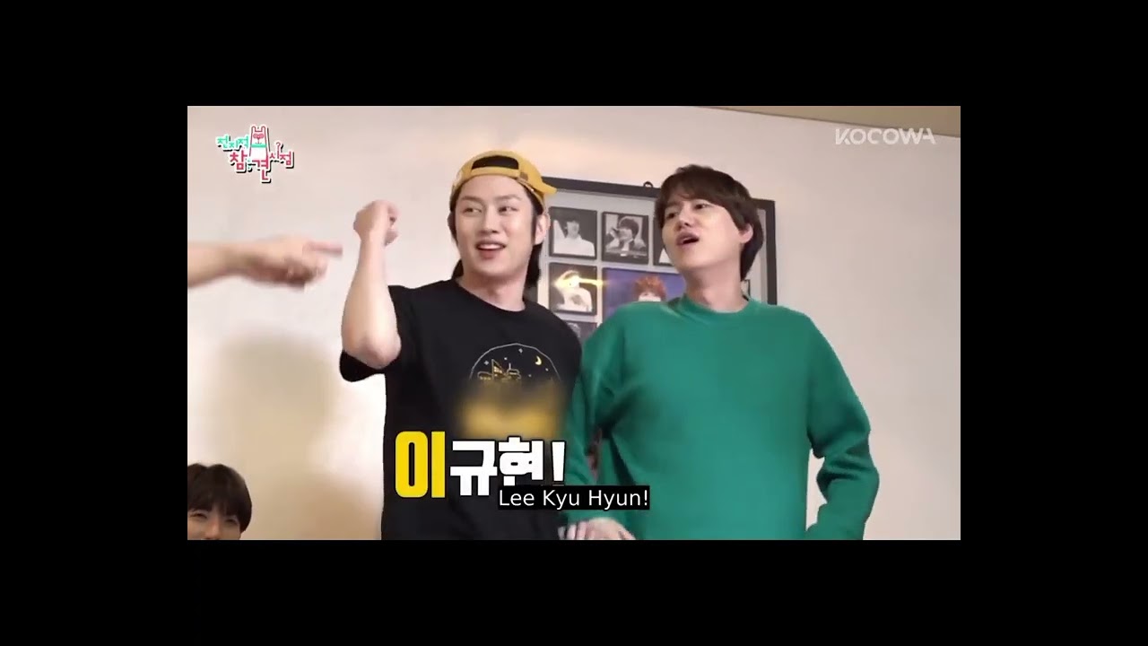 KyuChul moments part 1. My baby Kyu so Cute with Heechul hyung.
