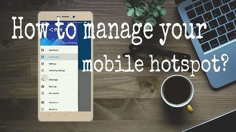 How to manage mobile hotspot with a data limit ? Jio block user