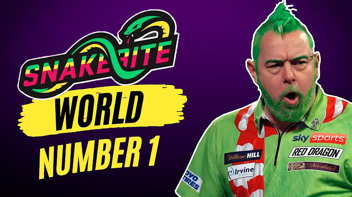 NEW WORLD NUMBER 1 - PETER “SNAKEBITE” WRIGHT